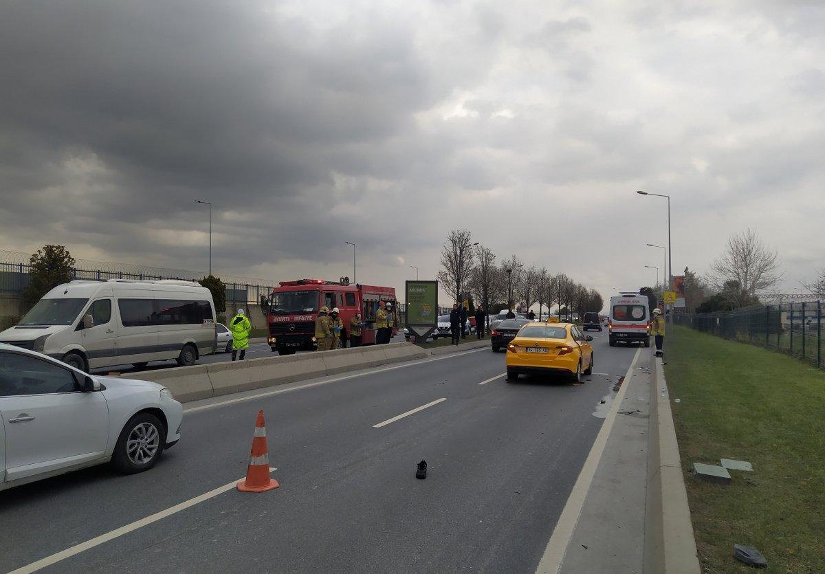 Bakırköy'de taksinin altında kalan sürücü öldü