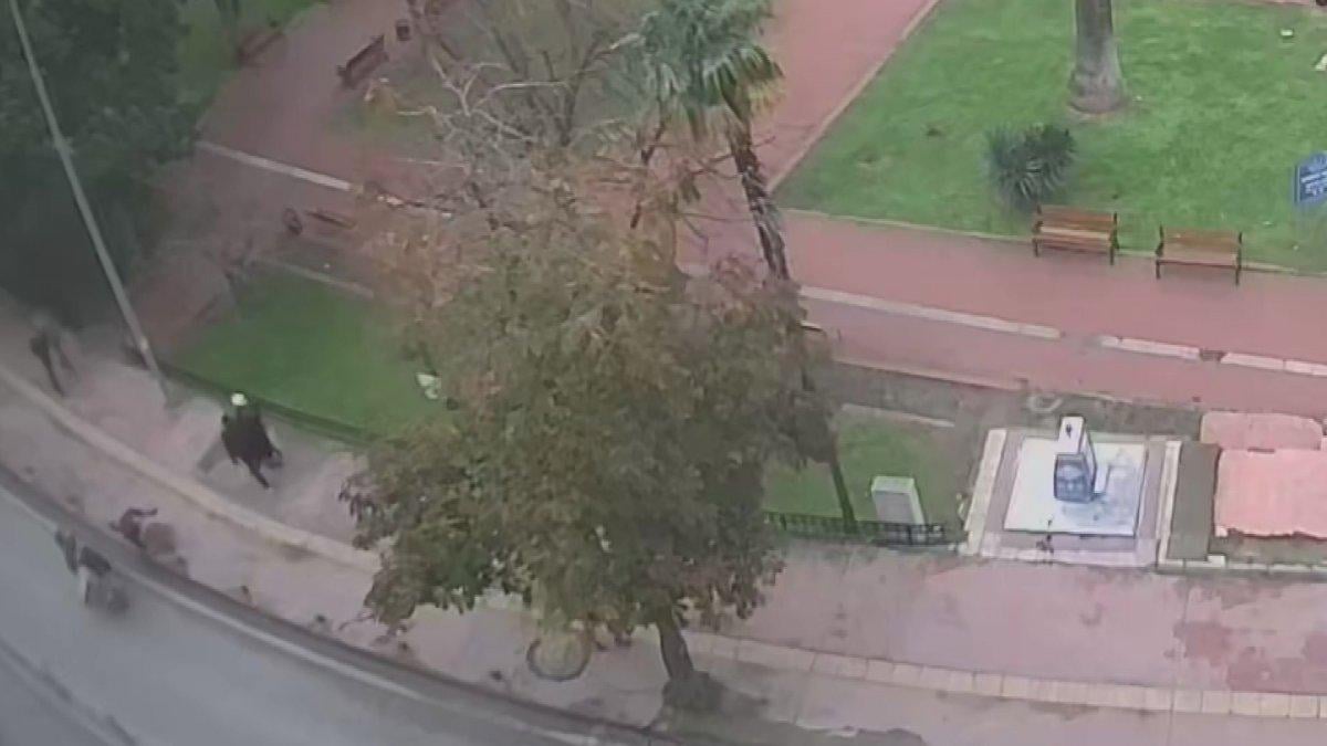 Samsun'da motokurye, yayaya çarptı