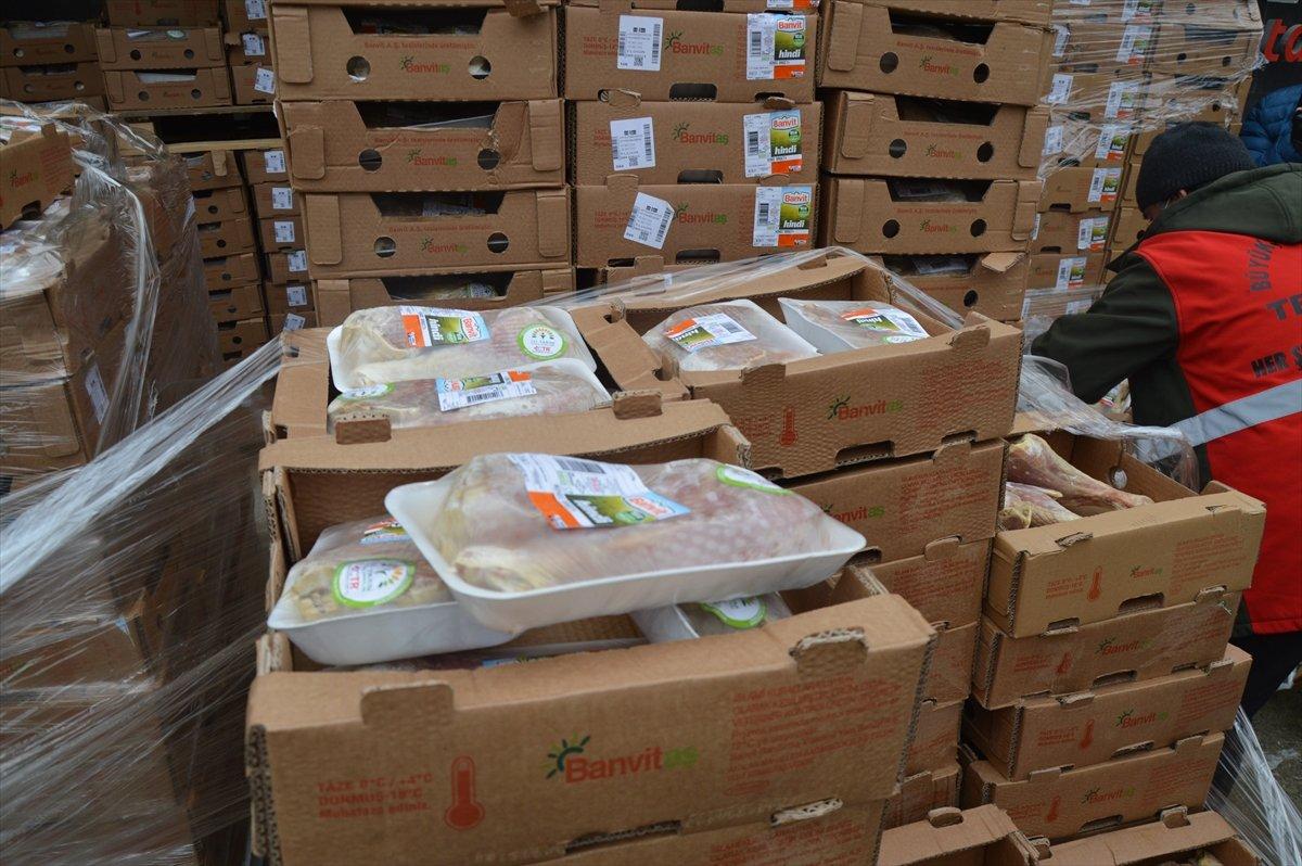 Diyarbakır'da tarihi geçmiş 4 ton 200 kilogram hindi etine el konuldu