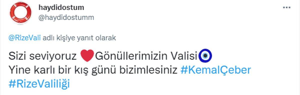 Rize Valiliği, samimi tatil duyurusuyla takdir topladı