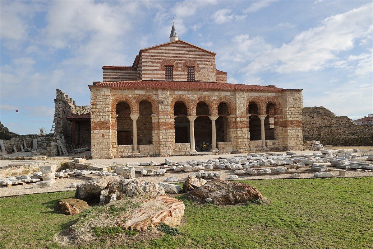 Edirne'de Enez Ayasofya Camii 56 yıl sonra ibadete açılacak