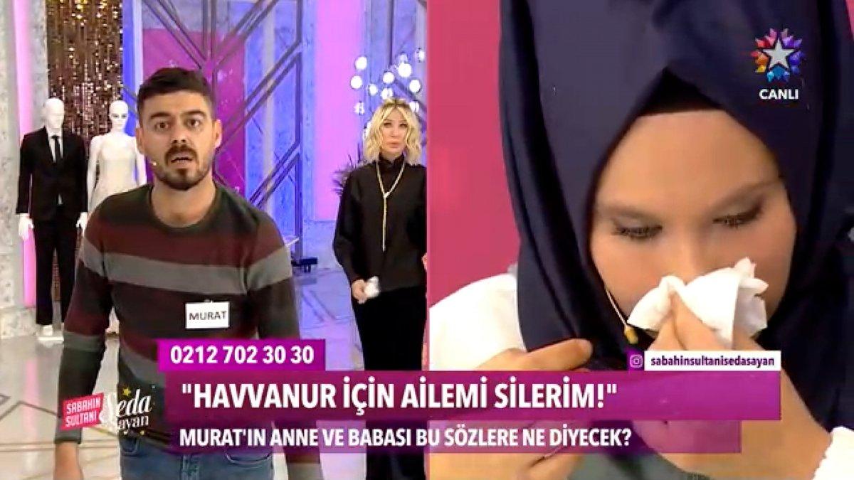 Canlı yayında ailesini silen Murat, Havvanur'u evliliğe ikna etti