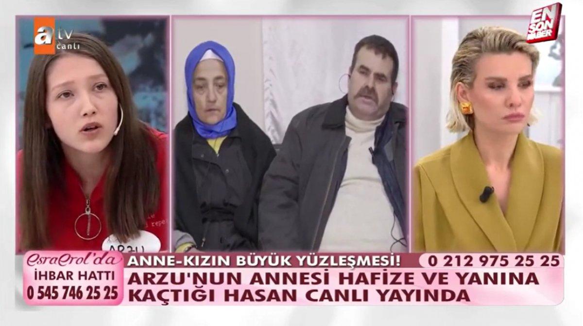 Arzu'nun annesi Hafize'nin kaçtığı Hasan, canlı yayında evlenmek istediğini söyledi