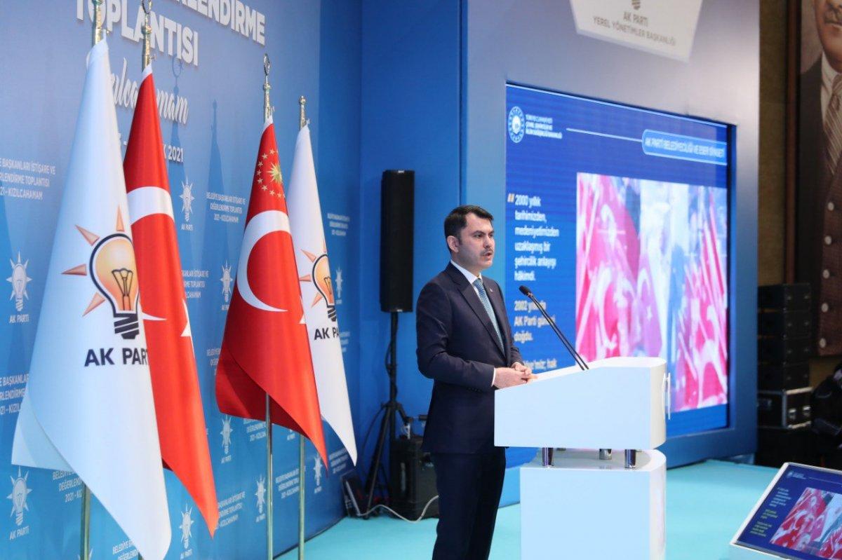 Murat Kurum’dan belediye başkanlarına: Projeleri hazırlayıp, sunun