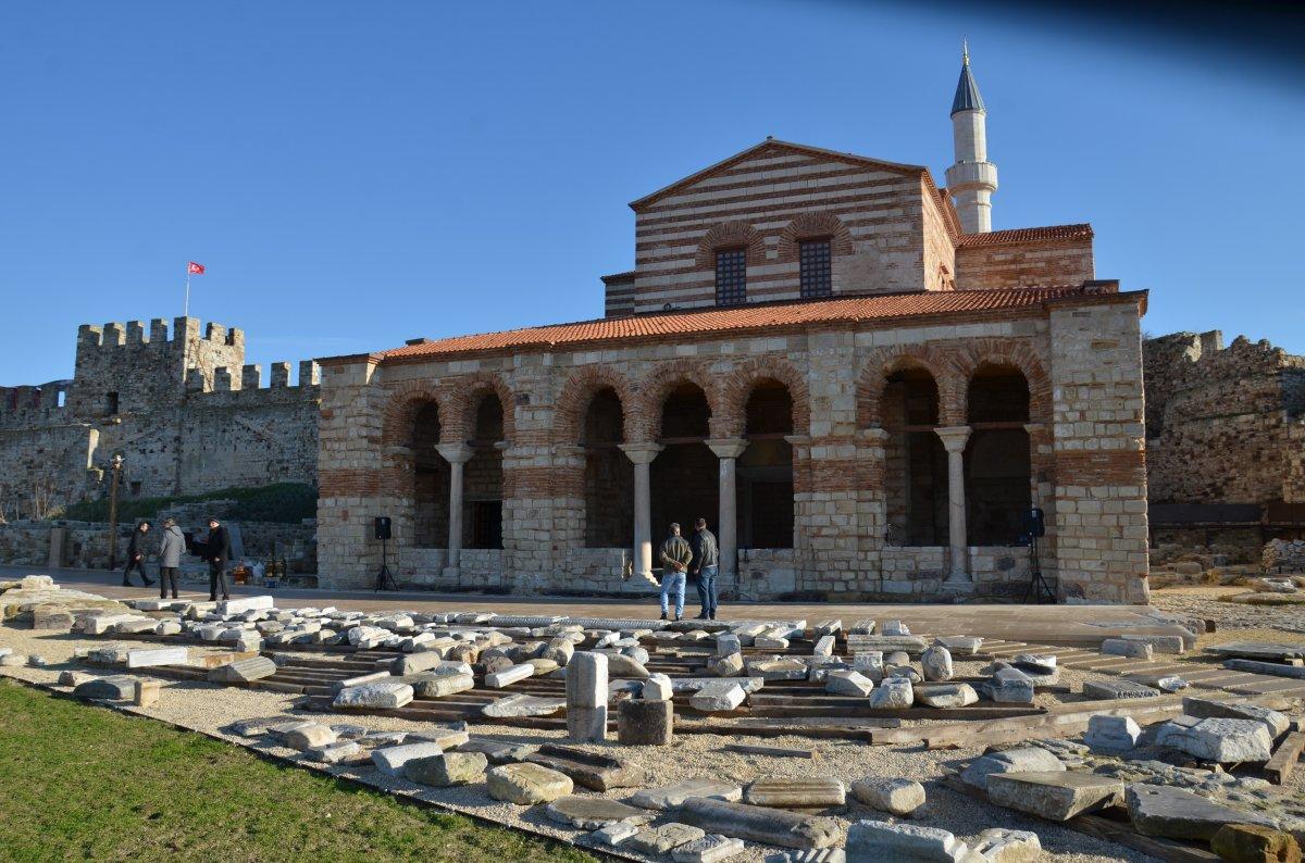Edirne’nin 'Enez Ayasofyası' 56 yıl sonra ibadete açıldı
