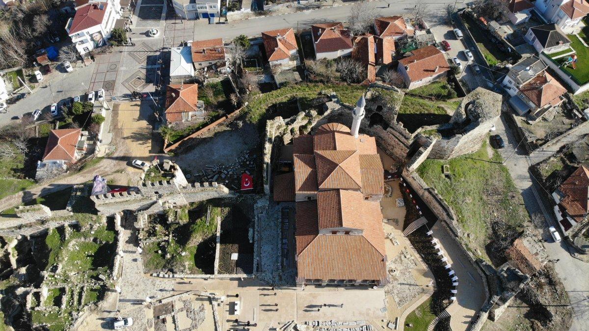 Edirne’nin 'Enez Ayasofyası' 56 yıl sonra ibadete açıldı