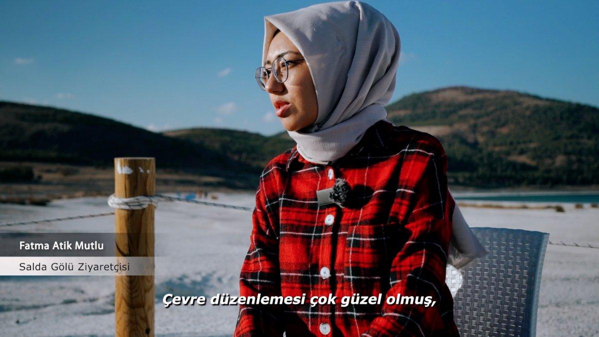Salda Gölü'nü ziyaret edenler anlattı