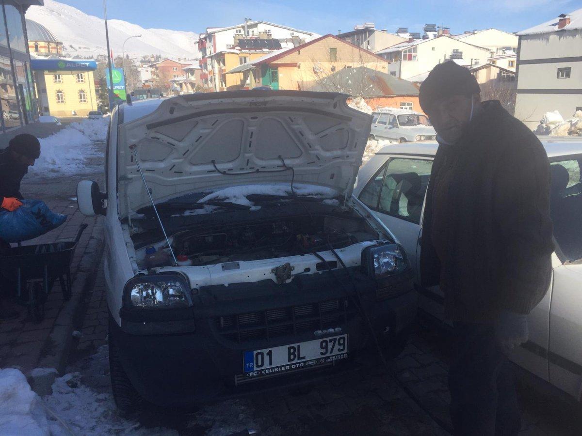 Adana'da sıcaklık eksi 13,4 dereceye kadar düştü