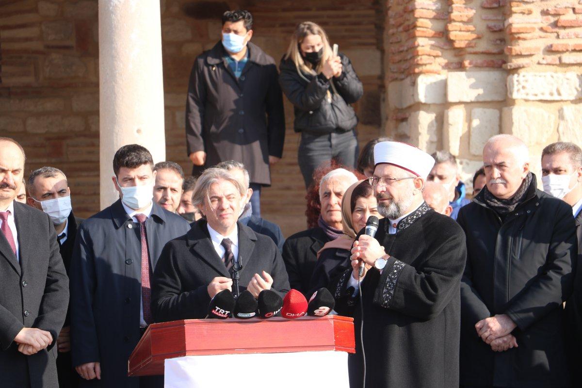 Edirne’nin 'Enez Ayasofyası' 56 yıl sonra ibadete açıldı