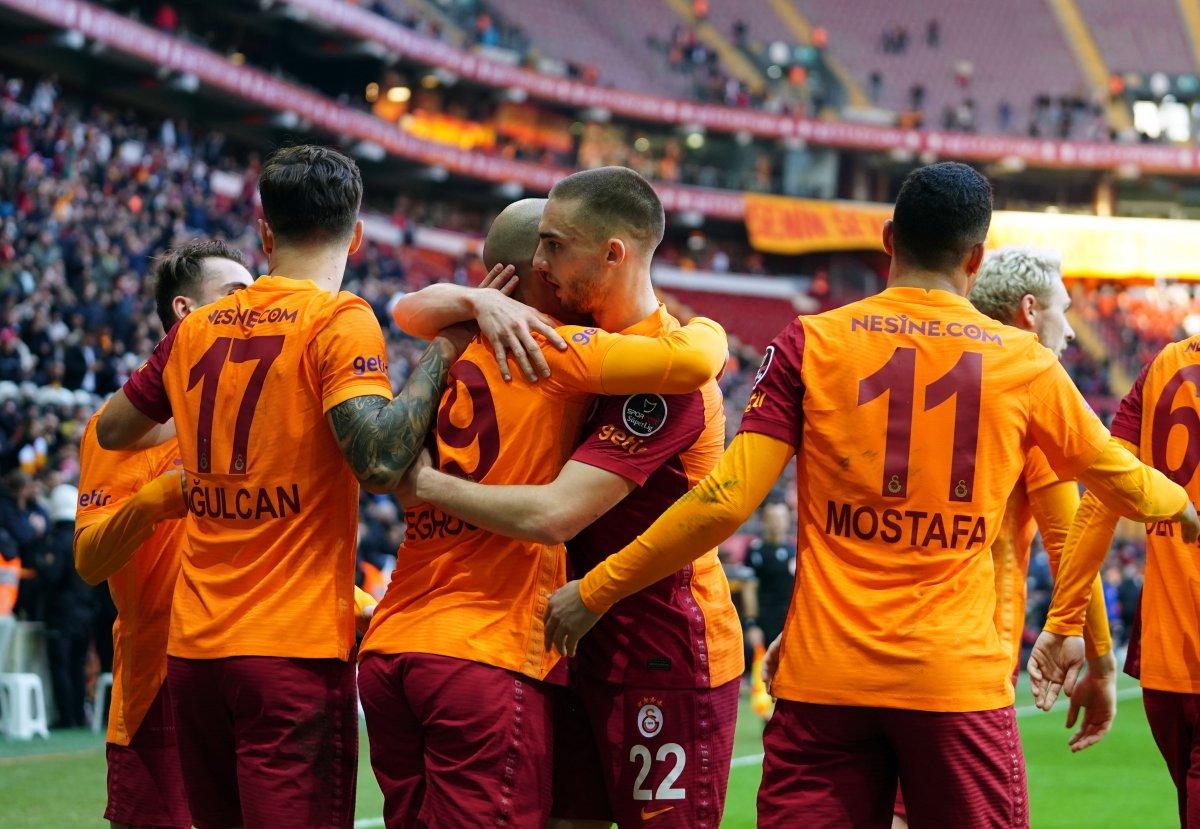 Galatasaray, Antalyaspor'u 2 golle mağlup etti