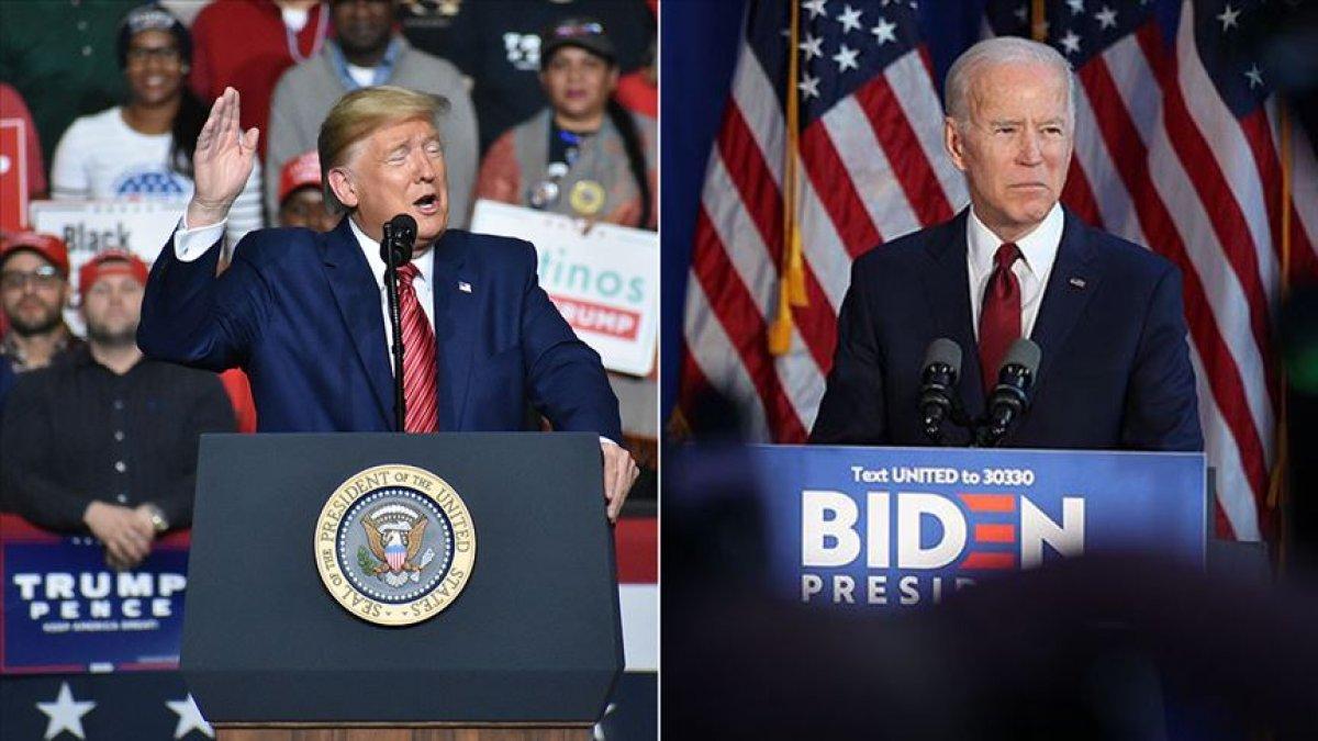 Trump son ankette Biden'a fark attı