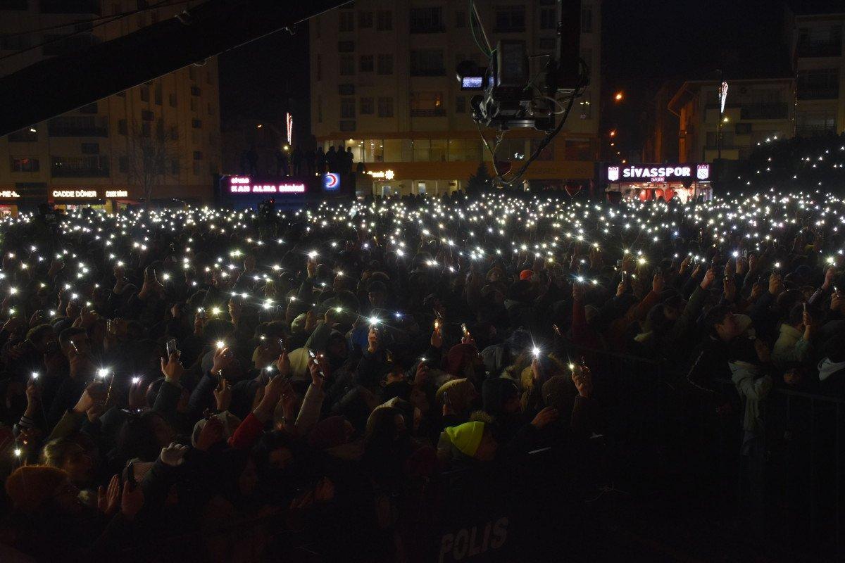 Sivas’ta eksi 11 derecede konser