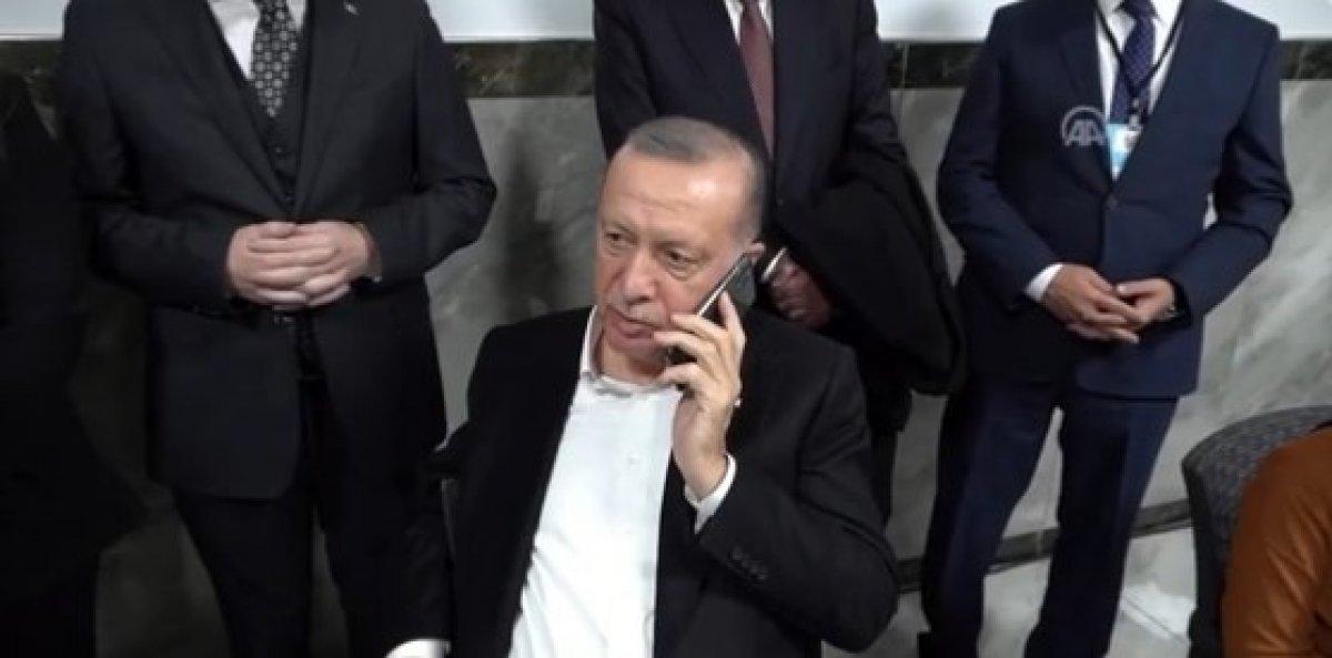 Cumhurbaşkanı Erdoğan, Asiye'nin babası ile konuştu