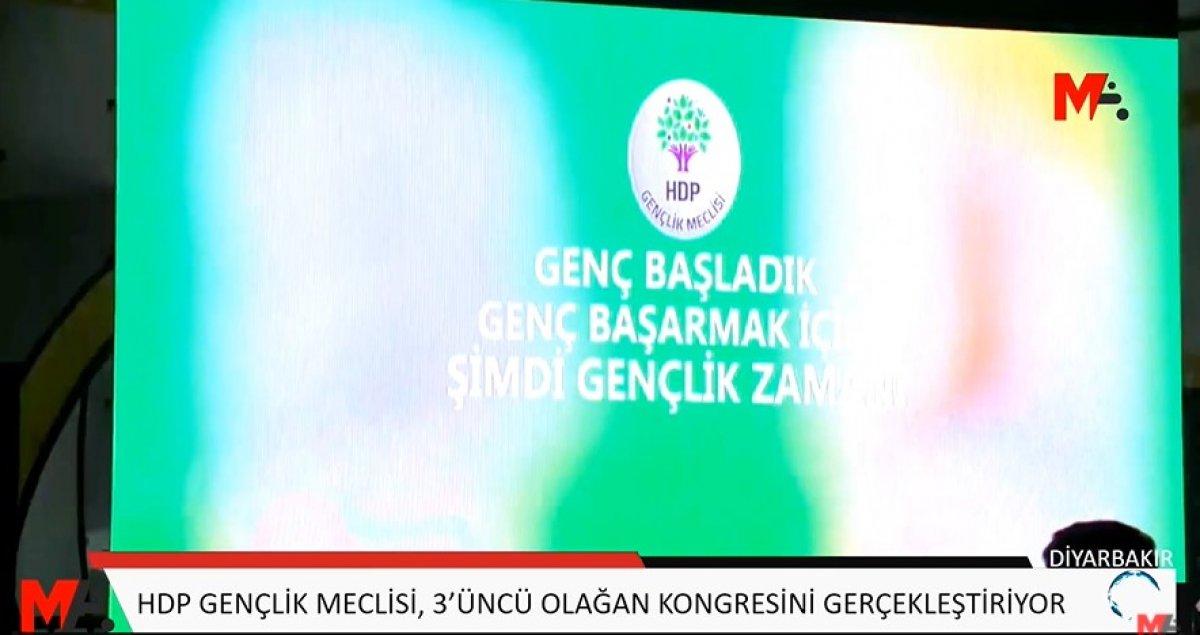 HDP'nin gençlik kongresinde Öcalan sloganları