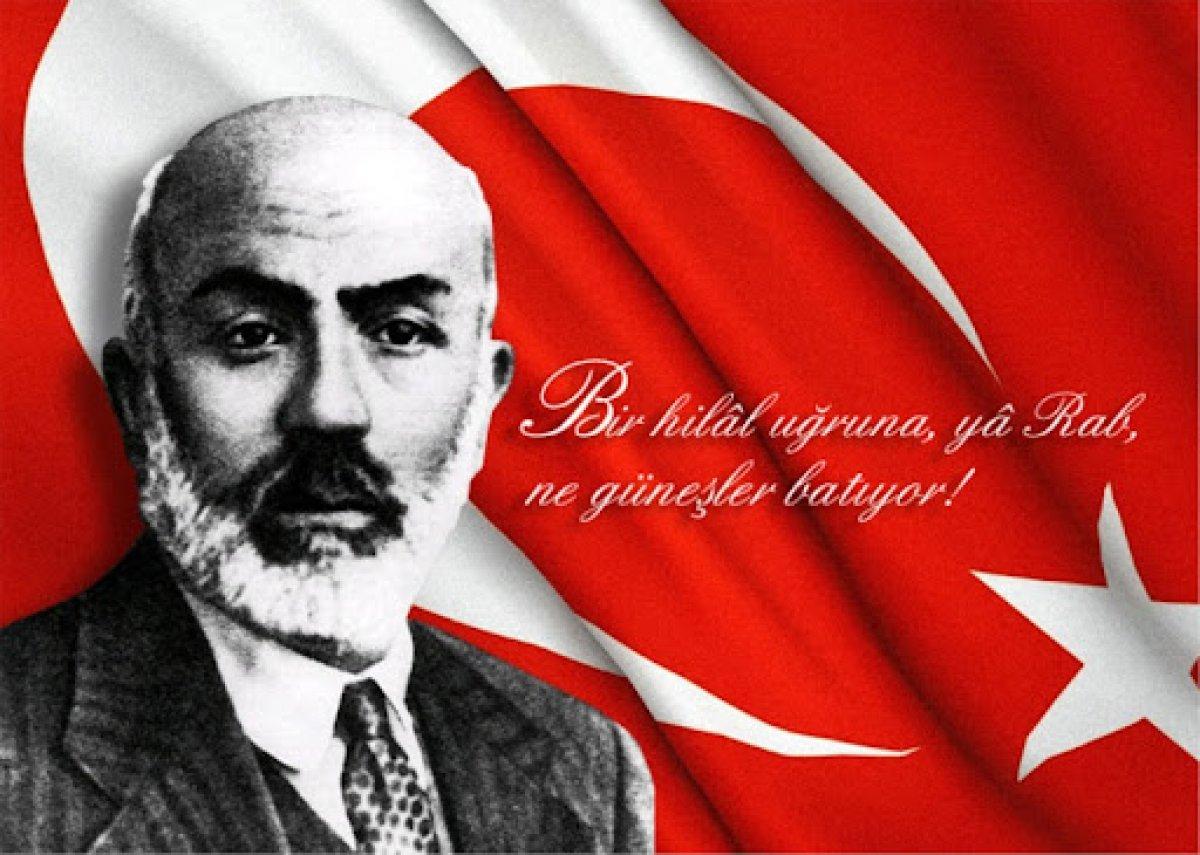 İstiklâl Şairimiz Mehmet Âkif Ersoy anılıyor