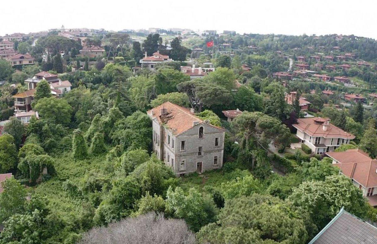 Üsküdar'da tarihi Glavany Köşkü restore ediliyor