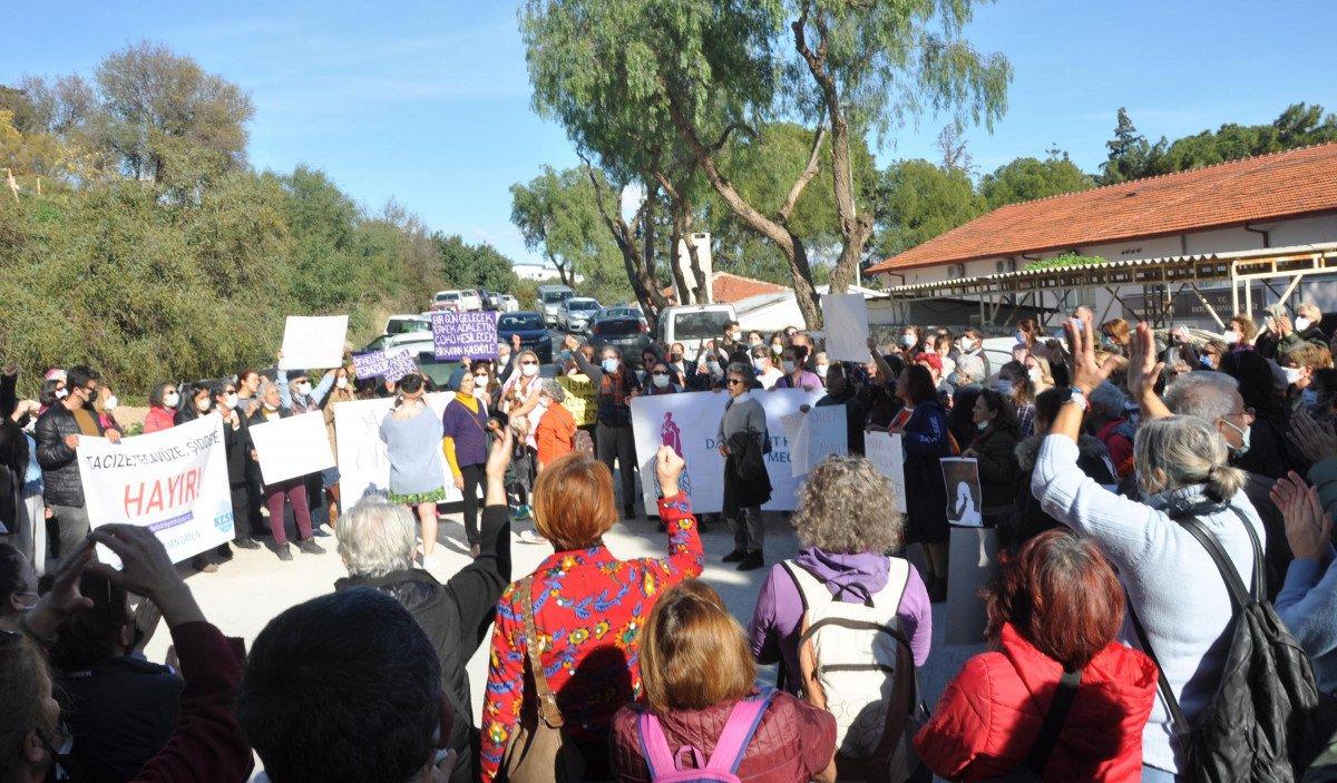 Nitelikli cinsel istismar şüphelisi serbest kaldı, kadınlar protesto etti