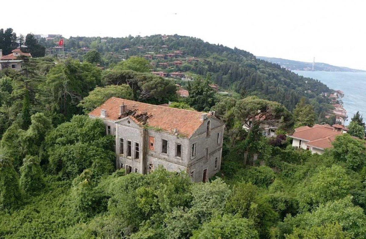 Üsküdar'da tarihi Glavany Köşkü restore ediliyor