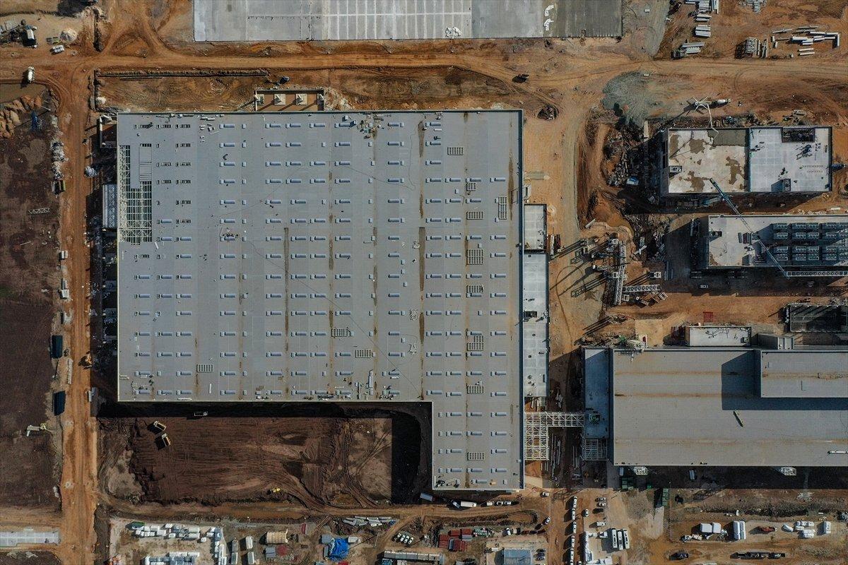 Togg'un Gemlik'teki üretim tesisinde çalışmalar hızla sürüyor