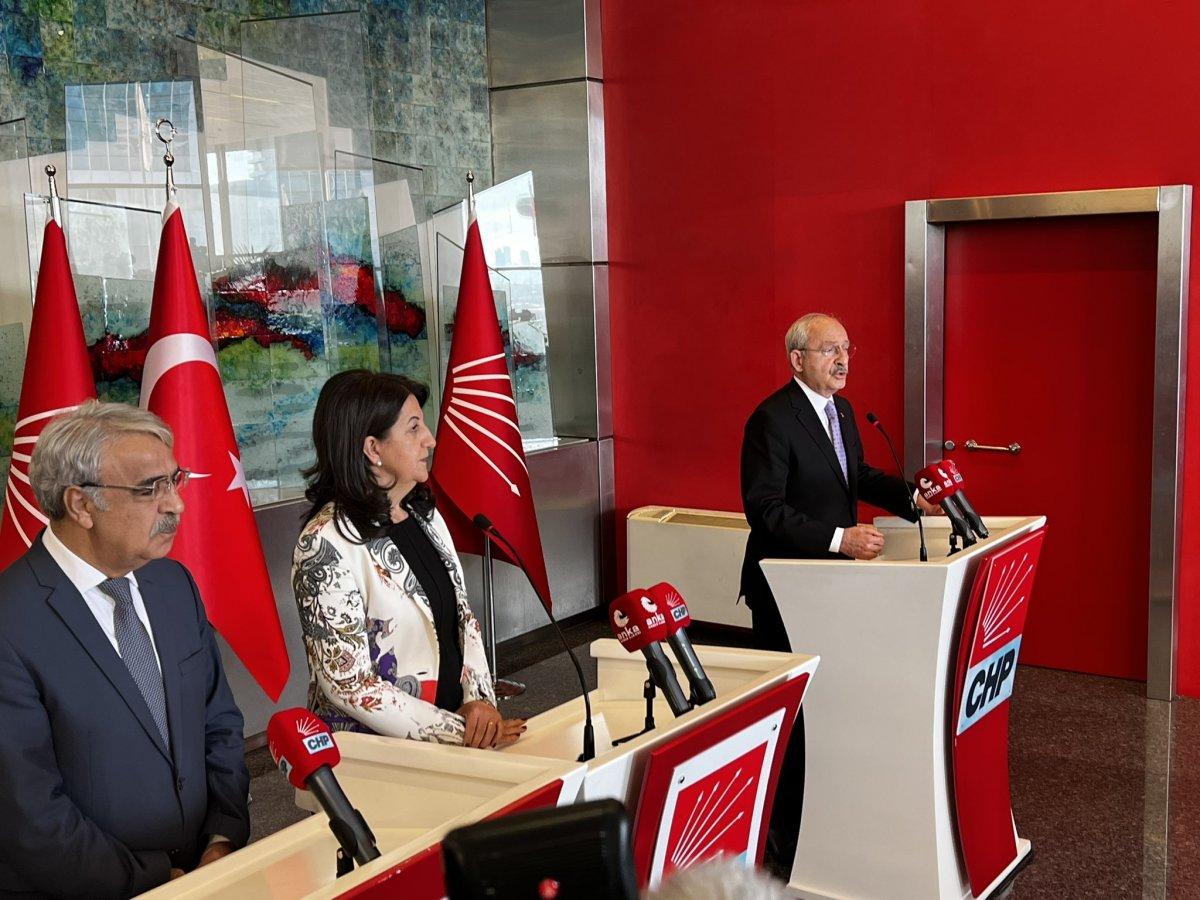 HDP'den CHP Genel Merkezi'ne ziyaret