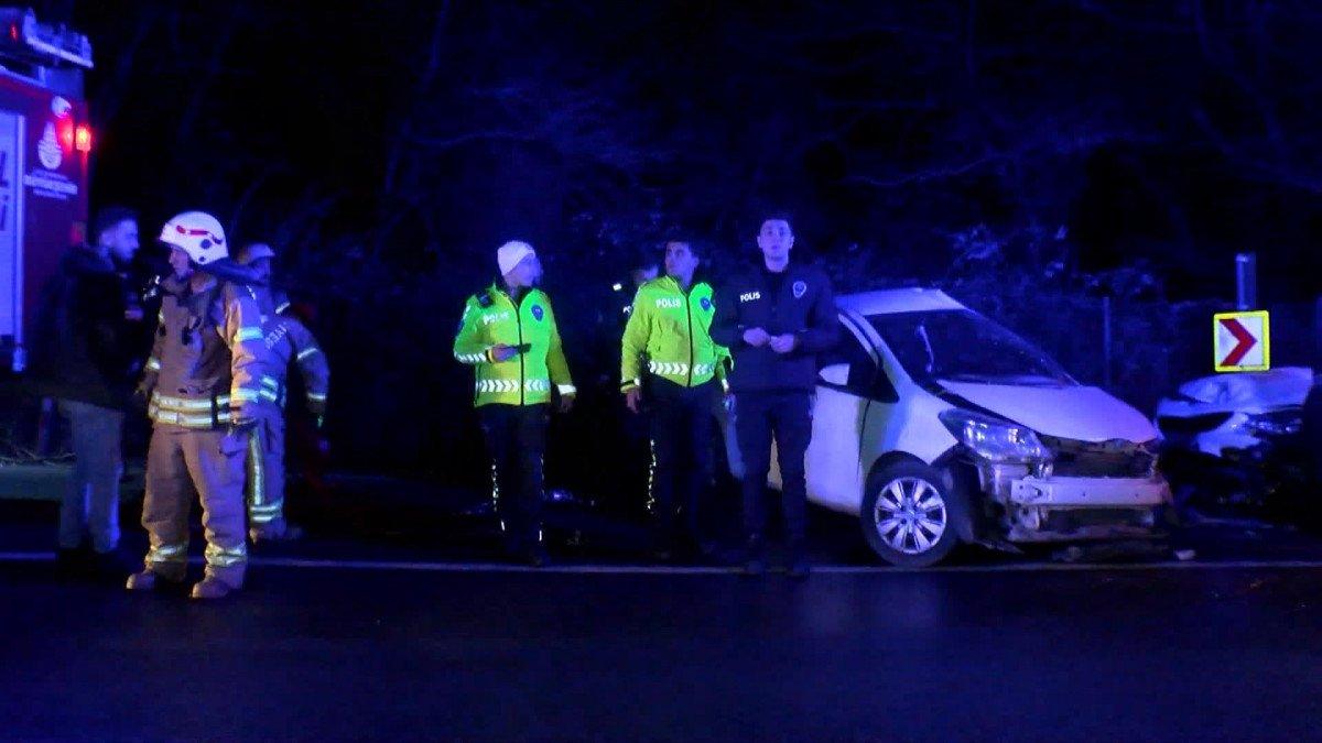 Sarıyer'de feci kaza: 3 yaralı