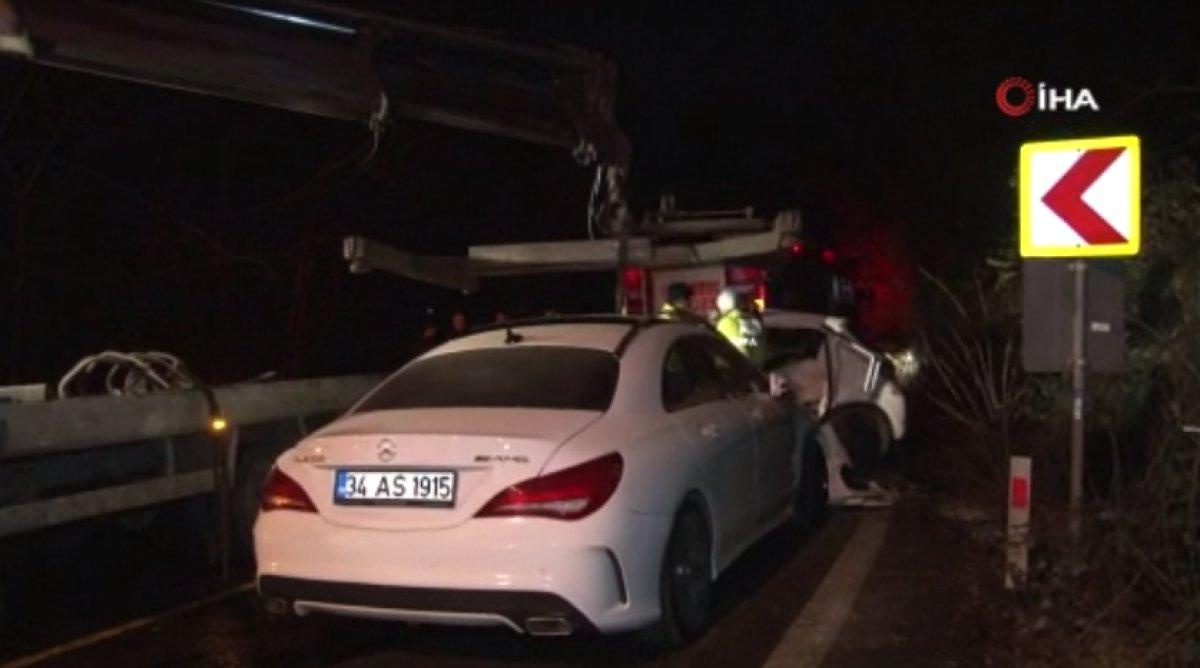 Sarıyer'de trafik kazası: 1 ölü