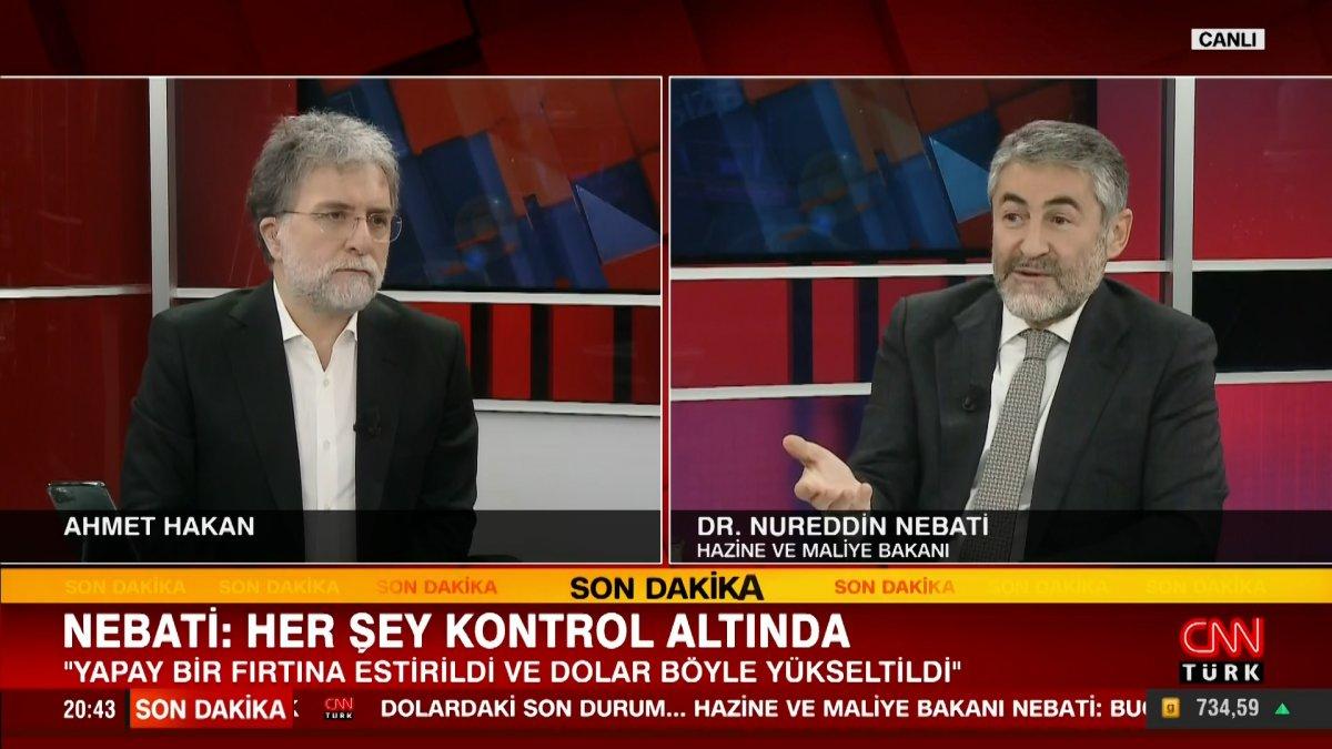 Nureddin Nebati: 20 Aralık gecesi hiçbir müdahalede bulunulmadı