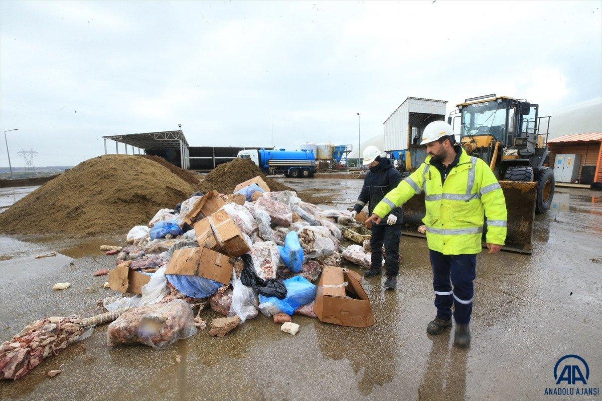 Kırklareli'nde bozulmuş 4 ton 250 kilogram et ve et ürünü ele geçirildi