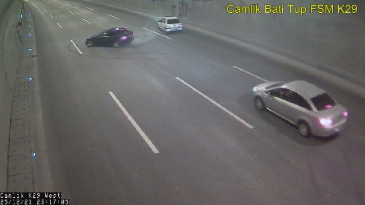 Ümraniye'de drift yapan sürücüye ceza