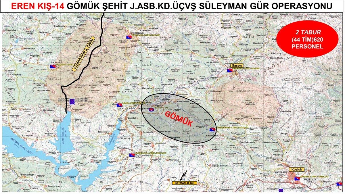 Batman'da Eren Kış-14 Operasyonu başlatıldı