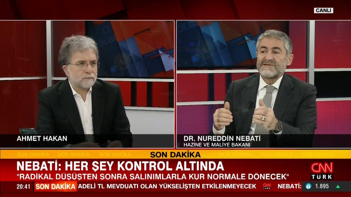 Nureddin Nebati: 20 Aralık gecesi hiçbir müdahalede bulunulmadı