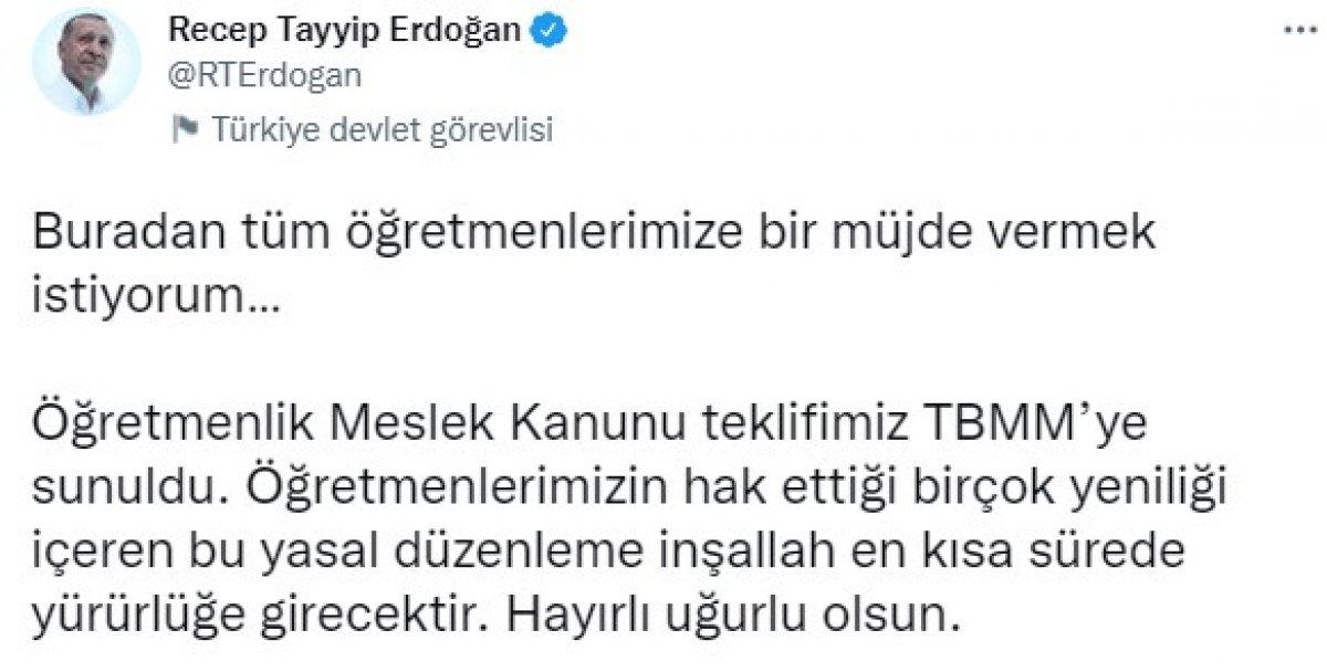 Öğretmenlik Meslek Kanunu teklifi TBMM’ye sunuldu