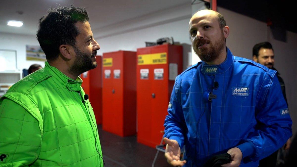 Tuzla Karting Pisti'nde yağmur altında müthiş yarış