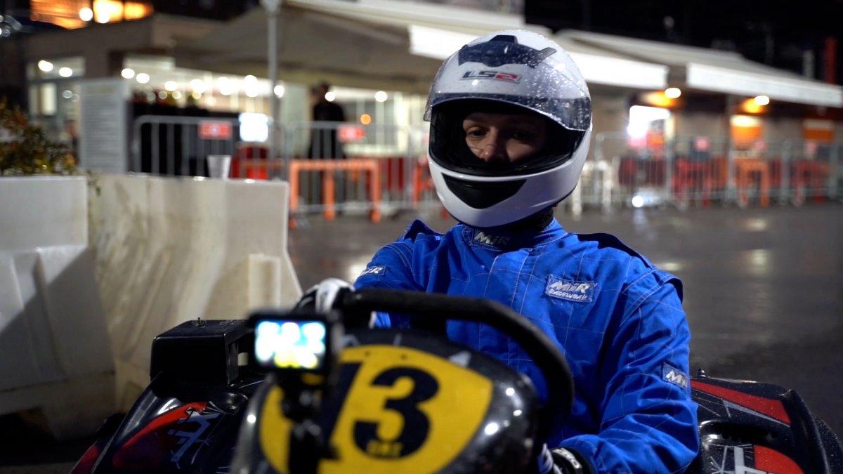 Tuzla Karting Pisti'nde yağmur altında müthiş yarış