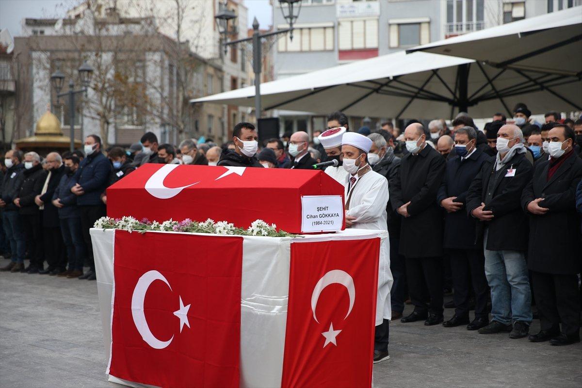 Şehit DSİ personeli Gökkaya, son yolculuğuna uğurlandı