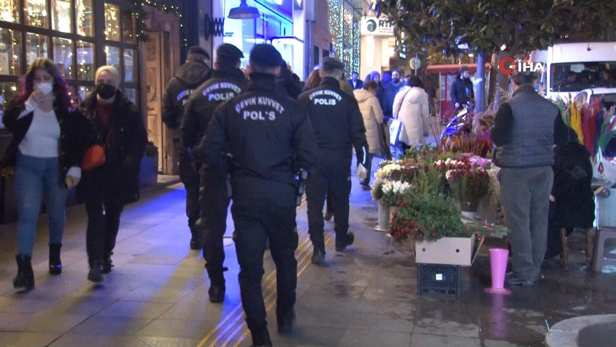 Nişantaşı’nda yılbaşı yoğunluğu