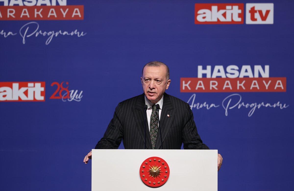 Cumhurbaşkanı Erdoğan, Hasan Karakaya'yı Anma Programı'nda konuştu