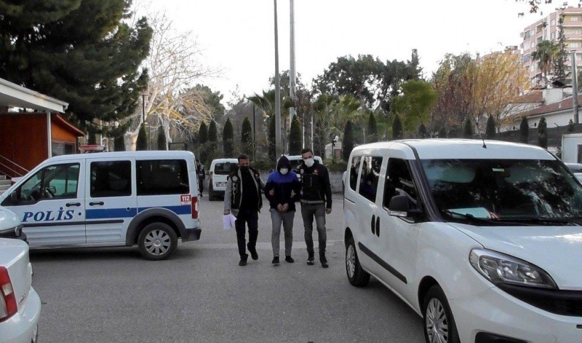 Osmaniye'de firarinin yakalanma anı kamerada