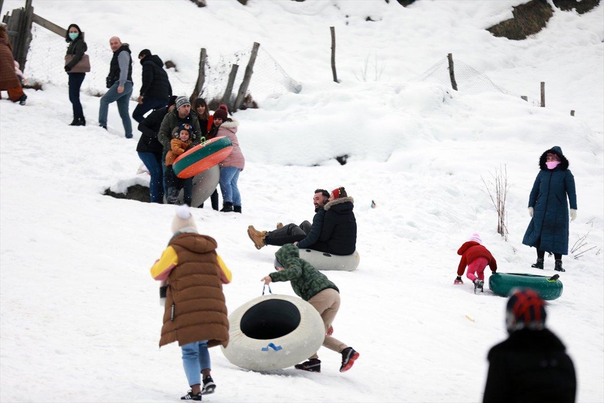 Ayder'de yılbaşı yoğunluğu