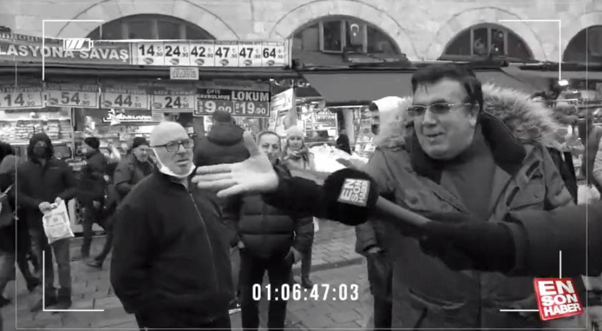 Sokakta hararetli siyaset ve ekonomi tartışması