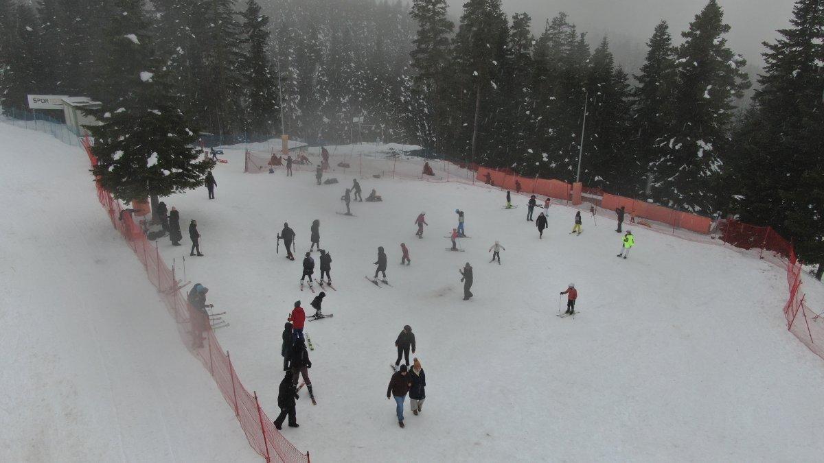 Ilgaz Dağı’nda yılbaşı yoğunluğu