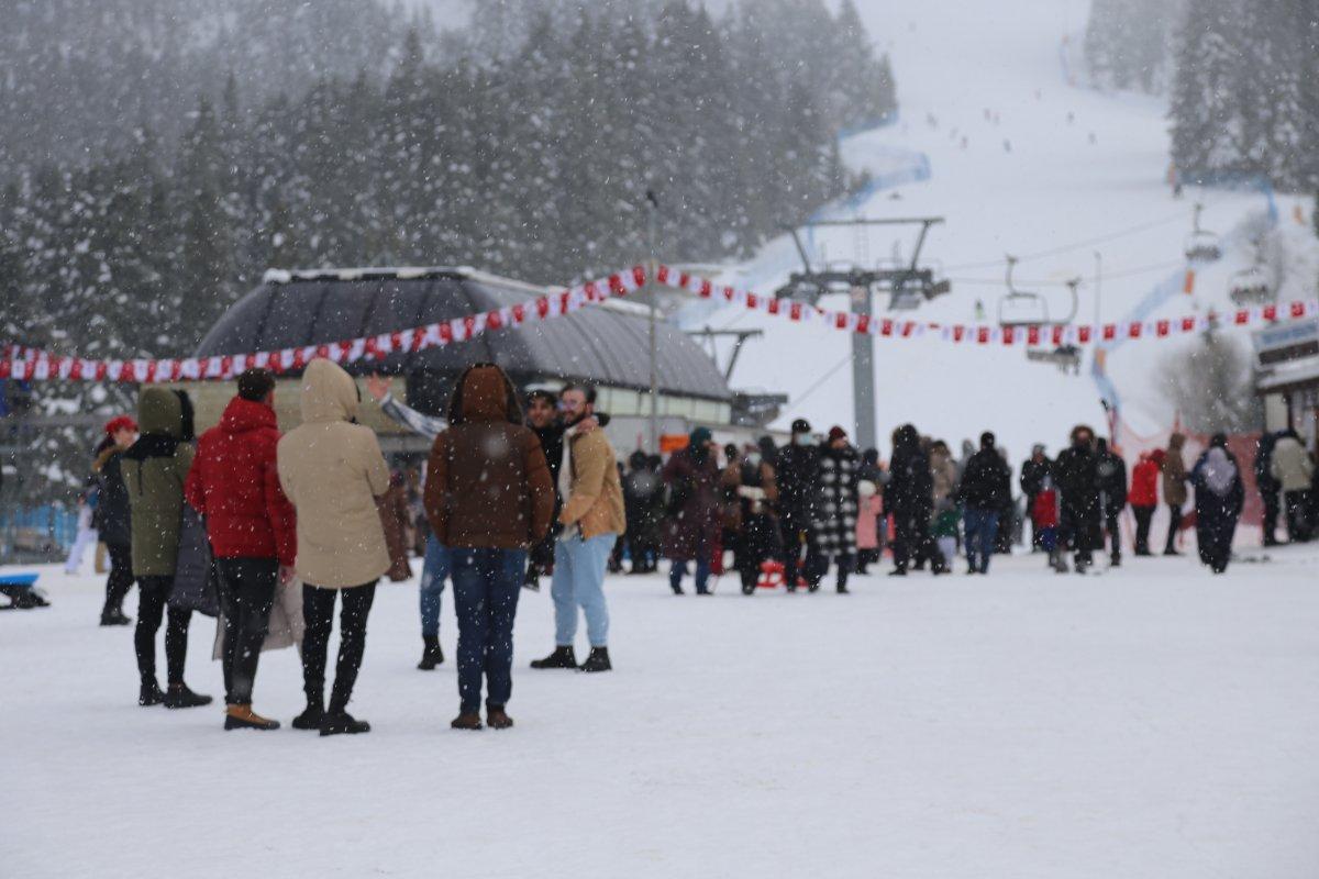 Ilgaz Dağı’nda yılbaşı yoğunluğu