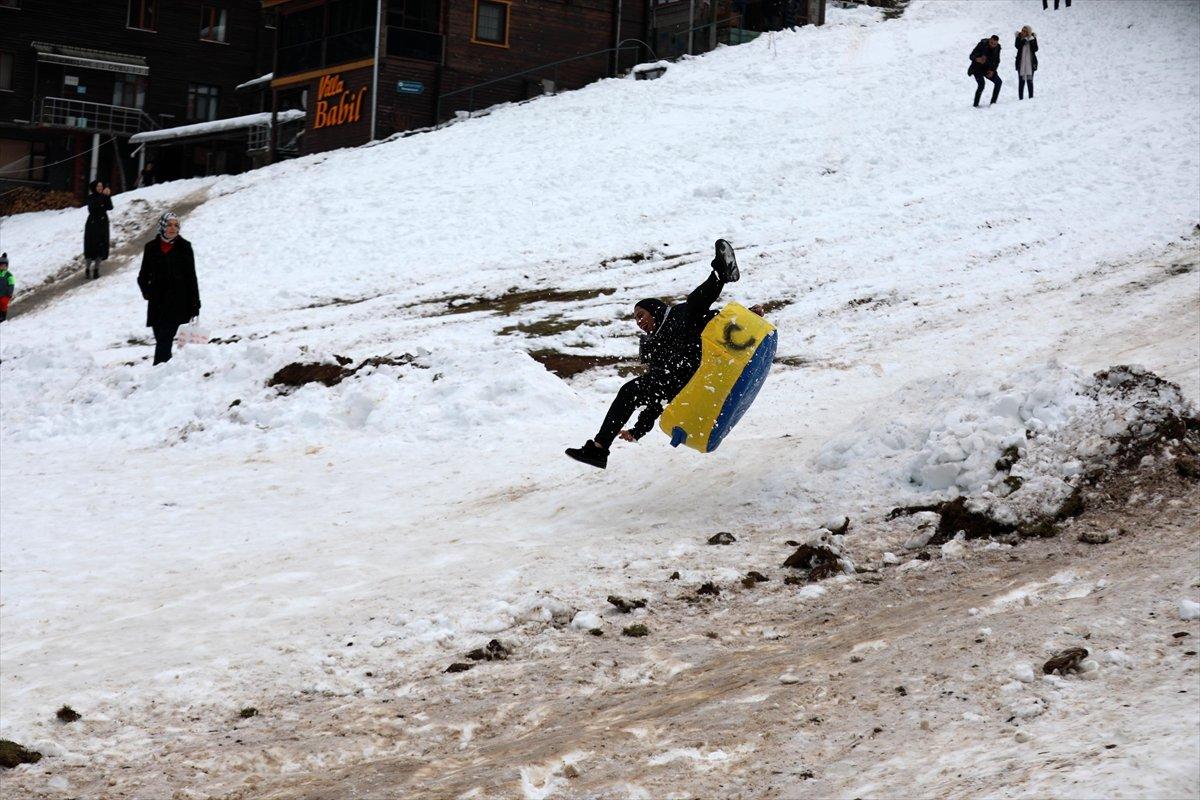 Ayder'de yılbaşı yoğunluğu