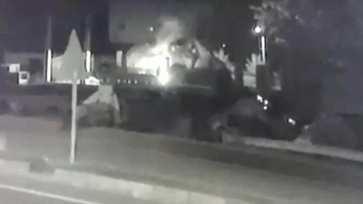 Denizli'de sevgilisinin babasına kızıp yangın çıkardı