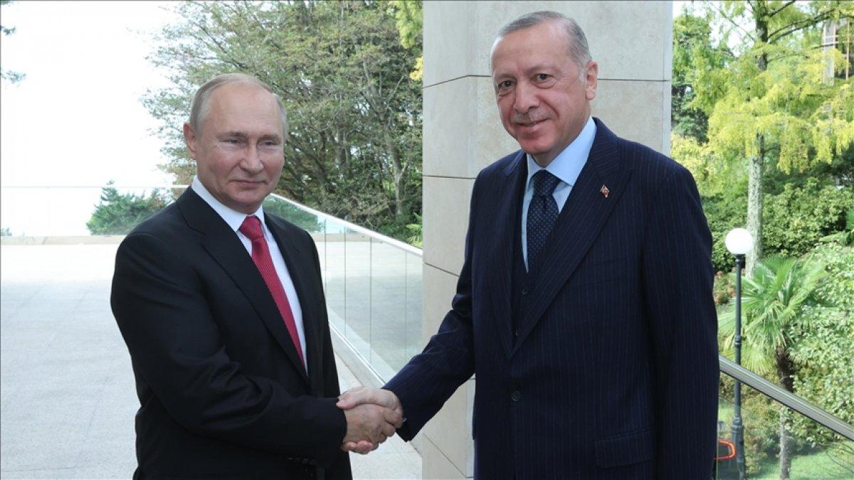 Cumhurbaşkanı Erdoğan ile Putin telefonda görüştü