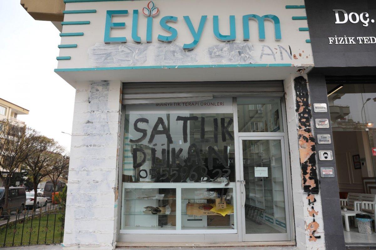 Gaziantep'te dövize göre kira zammı isteyen iş yeri sahibi, klinik bastı