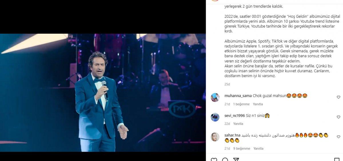 Reytinglere yenilen Mahsun Kırmızıgül teşekkür etti