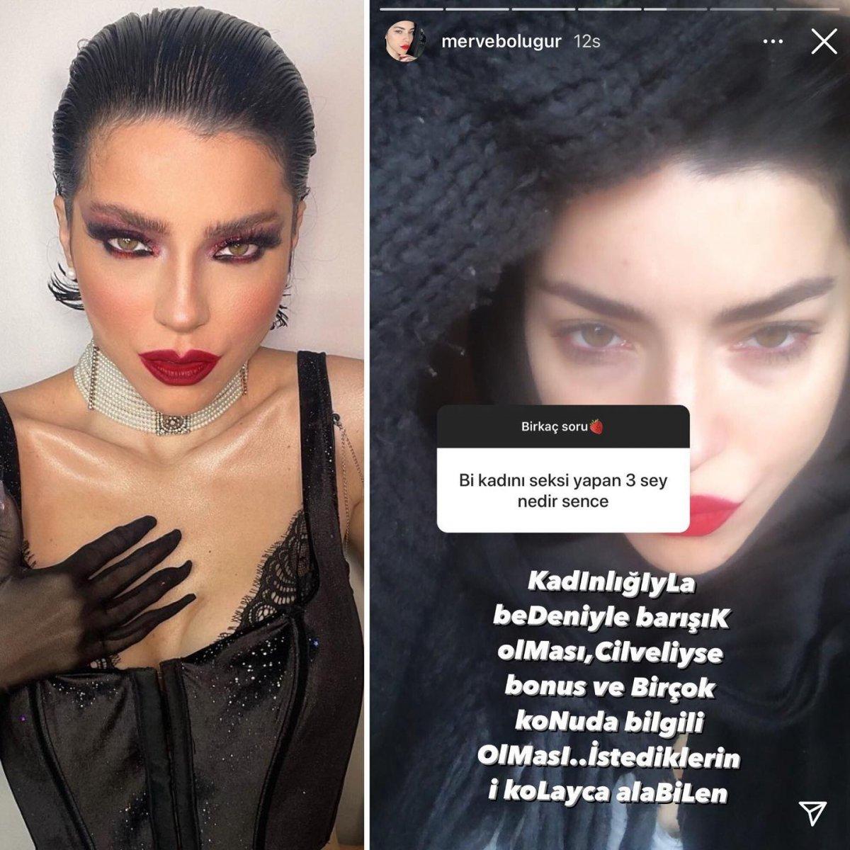 Merve Boluğur, bir kadının nasıl seksi olacağını anlattı