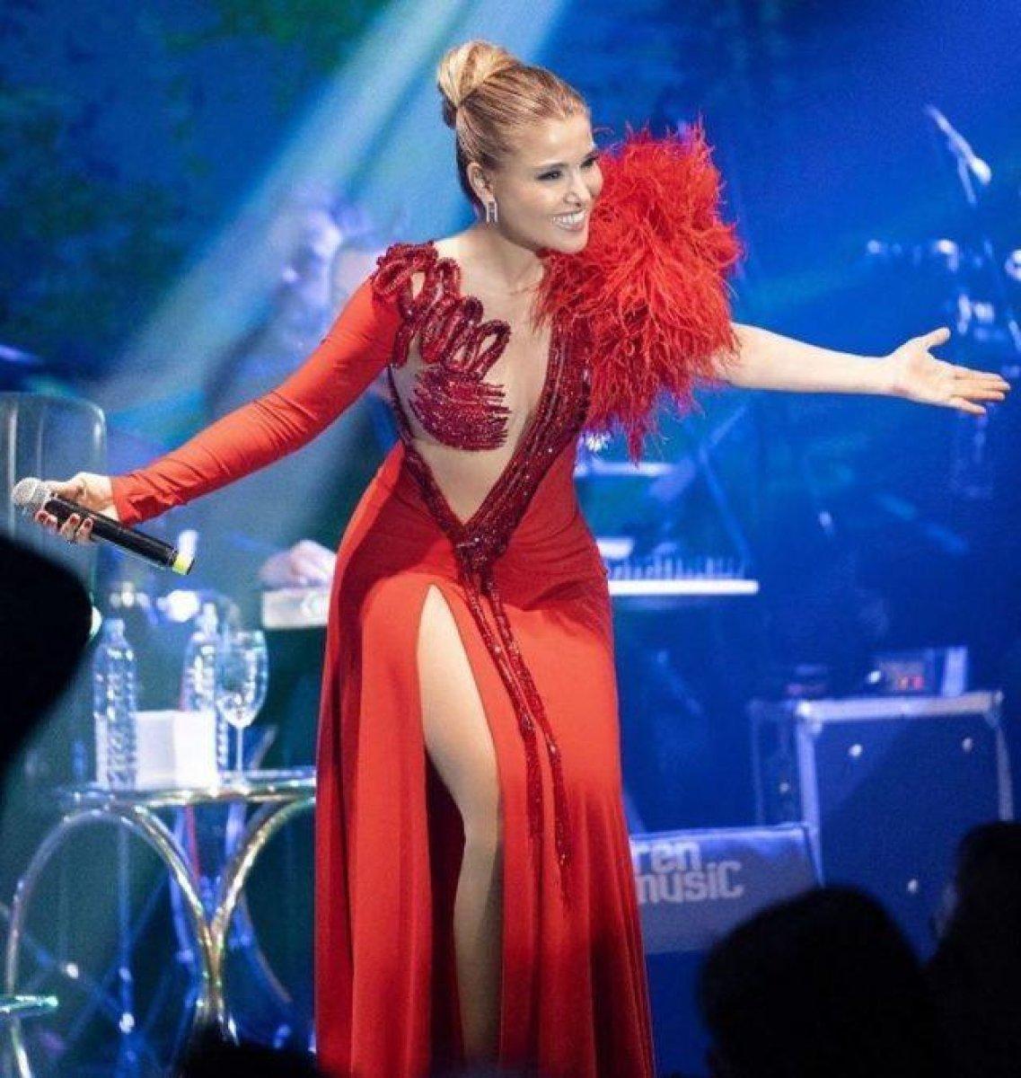 Gülben Ergen'in elbiseleri beğenilmedi