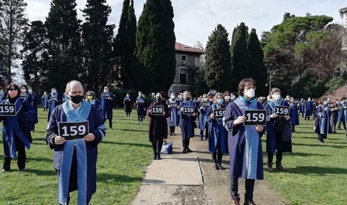 Boğaziçi Üniversitesi’nde protestolar sürüyor